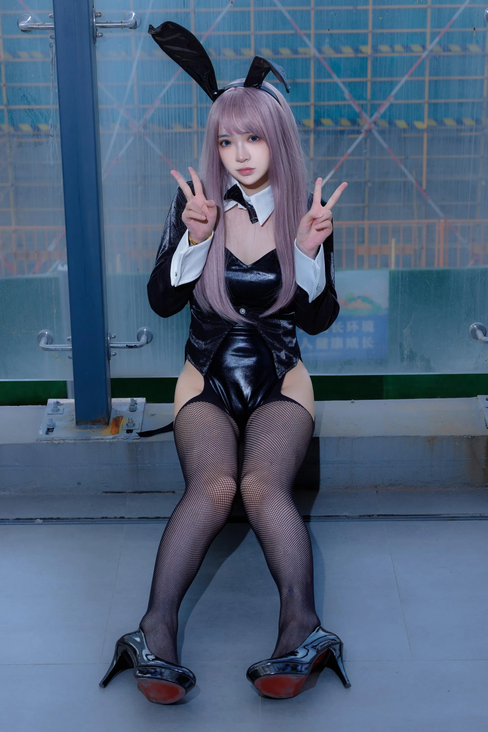 疯猫ss – NO.127 紫发礼服兔 [42P]插图7
